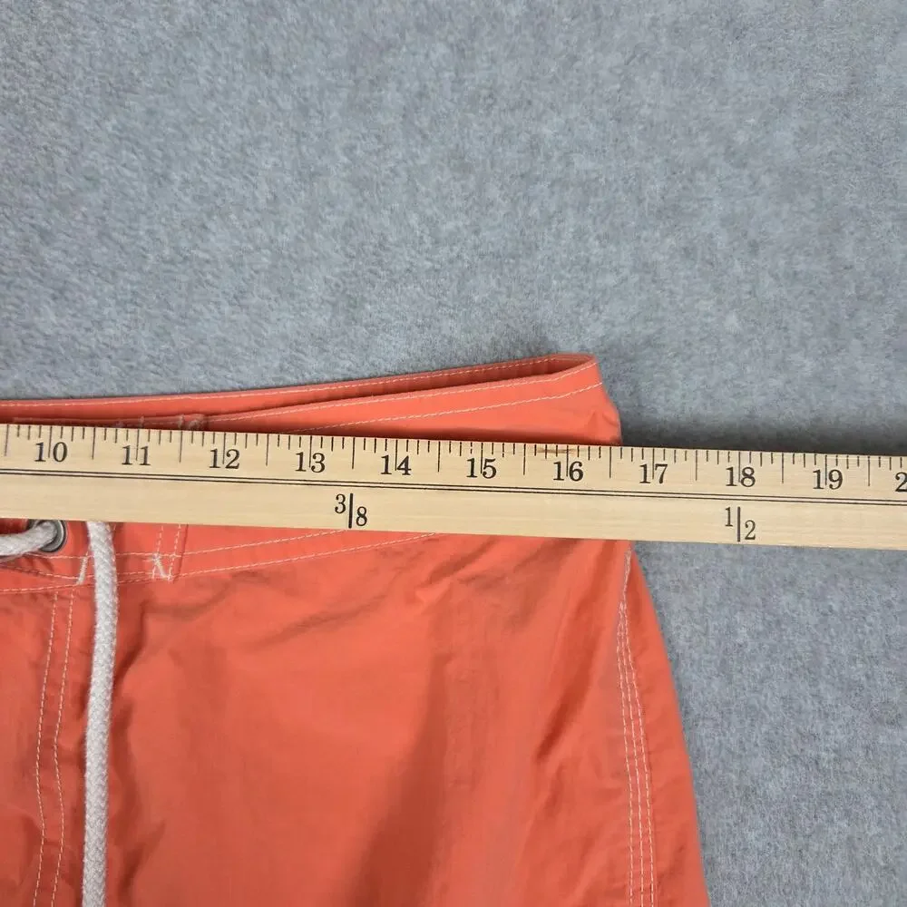 J.Crew Mens 31 Peach color Board Shorts with Drawstring and Pocket
